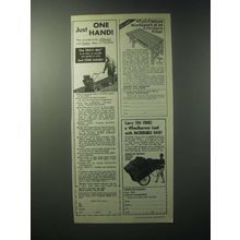 1979 Garden Way Ad - Troy-bilt Tiller, Workbench