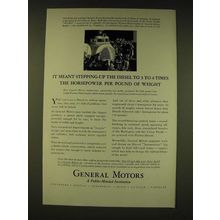 1935 General Motors Ad - It meant stepping-up the diesel horsepower