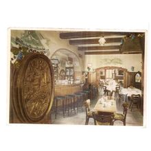wine house, HOTEL LENZ, KOLN, GERMANY unused vintage postcard #