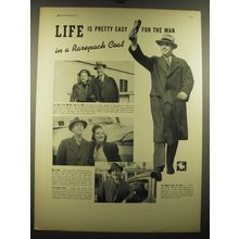 1938 Hart Schaffner & Marx Rarepack coat Ad - Life is pretty easy for the man