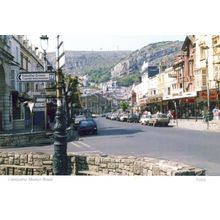 Cricket Ground Tennis Courts Road Sign Llandudno Mostyn Street Welsh Postcard