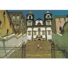 Salvador Passos Church Brazil Postcard