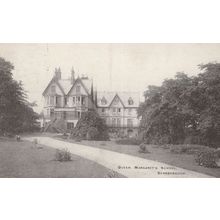 Queen Margarets School Scarborough Yorkshire Antique Postcard