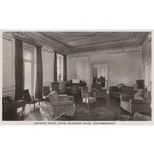 David Salmons House Drawing Room Scarborough Yorkshire Postcard