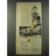 1956 The British Colonial Hotel Ad - Reflecting good taste