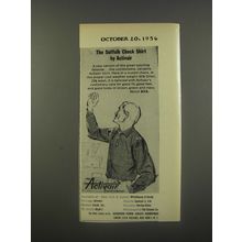 1956 Activair Shirts Ad - The Suffolk Check Shirt by Activair
