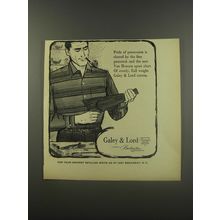 1956 Galey & Lord Van Heusen Sport Shirt Ad - Pride of possession is shared