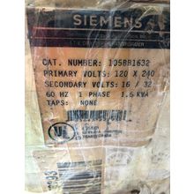 NEW OLD 105BB1632 SIEMENS TRANSFORMER 1.5KVA BUCK BOOST 120X240V SEC.16/32V,AC