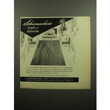 1960 Schumacher's Carpet by George Wells Advertisement