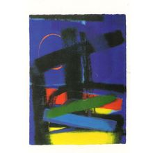 Wilhelmina Barns Graham Night Walk Acrylic London Painting Postcard