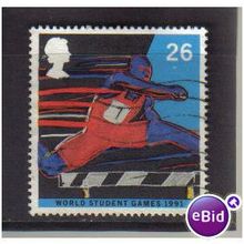 1991 GB STUDENT GAMES HURDLING F/U SG 1565