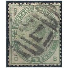 1883 SG192 4d Dull Green Good Used Fresh Colour "OB"