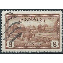 Canada 1946 SG401 8c Brown PEACE Good/Fine Used....