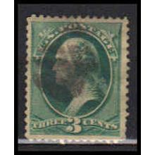 Used 184 3c George Washington Almost Very Fine RA0268