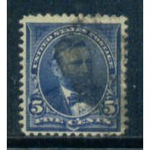 Used 281 5c Ulysses S. Grant Just Clears M04769
