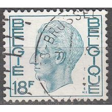 Belgique 1980 Michel 2015 O Cote (2008) 0.20 € Roi Baudouin Cachet rond