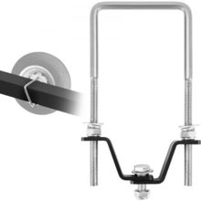Spare Tire Carrier, U-Bolt Zinc Plated Spare Tire Mount Bracket Side Mount w...