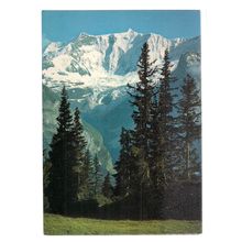 GRINDELWALDD, FIESCHERHORNER vintage unused postcard vgc mountains #