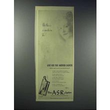 1948 A.S.R. American Safety Razor Cigarette Lighter Ad