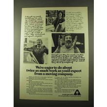 1975 Allied Van Lines Ad - Twice as Much Work
