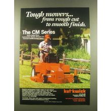 1985 Kut-Kwick CM 20-60/72 Mower Ad - Tough