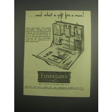 1948 Finnigans Pigskin Dressing Case Ad - and what a gift for a man