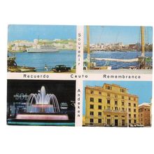 multiview, CEUTA, SPAIN unused postcard North Africa =