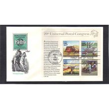 FDC Artmaster 2438 25c Classic Mail SS (Cachet-U/A) CV39622