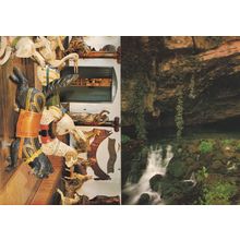 Wookey Hole Lady Bangor's Fairground Horse Collection Witch 2x Postcard s