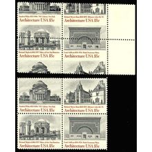 1931a, MNH 18c Architecture - HUGE MISPERFORATION ERROR BLOCK - Stuart Katz