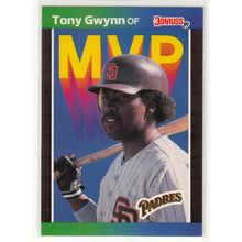 1989 Donruss Tony Gwynn MVP bonus baseball card #BC-20– HOF- Padres