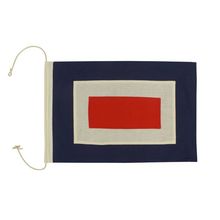 Pack Of 2] Letter W Cloth Nautical Alphabet Flag Decoration 20""
