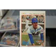 1994 spectrum baseball the miracle of '69 al weis signes autograph card#20