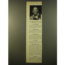 1961 Hilton Hotels Ad - The warm, friendly smile