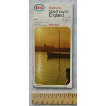 1971 Esso Road Map Section 2 South-East England