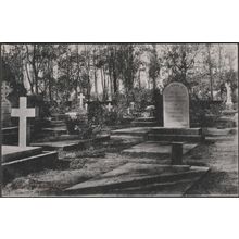 Cemetry, Ambala, c.1910 - Moorli Dhur Postcard