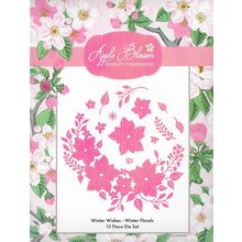 Apple Blossom. Winter Florals Die Set. Die Cutting Cardmaking Scrapbooking