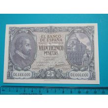 Espana Spain 1940 25 Pesetas Banknote Reproduction - 58