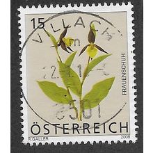 AUT 2008 15c 'FLORA DEFINITIVES ' FINE USED (EBID56-299)