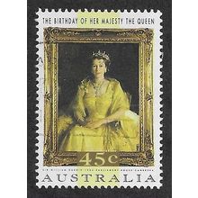 AUS 1994 45c 'QUEENS BIRTHDAY' FINE USED (EBID68-091)