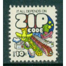 1511 10c Zip Code Fine MNH MA0553