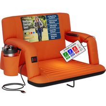 Alpcour Reclining Heated Stadium Seat with Armrests[ ]