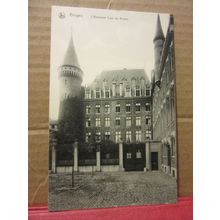 L'ANCIENNE COUR DU PRINCE, BRUGES, BELGIUM unused antique postcard /
