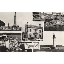 Windsor Hotel Plymouth Vicarage Lockyer Street Devon Postcard