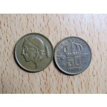 Belgium 1970 50 Centime Belgique (French Text) Coin