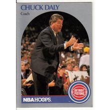 1990-91 Hoops Chuck Daly basketball card #312 - Pistons