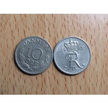 Denmark 1963 10 Ore Coin