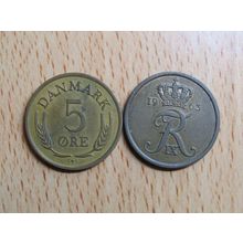 Denmark 1963 5 Ore Coin