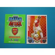 10. Jack Wilshere - Arsenal - Match Attax 2010/11 Football Card EF1