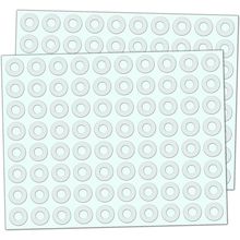 2000 Pack, Clear Hole Reinforcement Stickers, Transparent - 0.25"